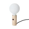 Outlet Core pendel / bordlampe, creme travertine Marmor Lamper|Travertin Lamper