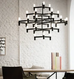 Best Crown Major, mat sort Spisebordslamper|Kontorlamper
