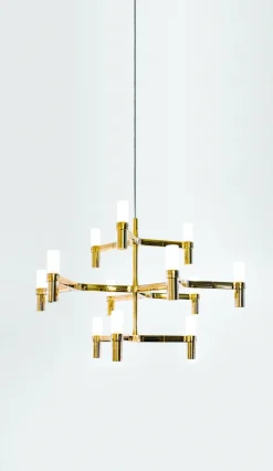 Crown Minor, mat guld Spisebordslamper|Kontorlamper