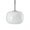 Best Cuscino pendel medium Ø26, titanium/opal Hvide Lamper|Glas Lamper