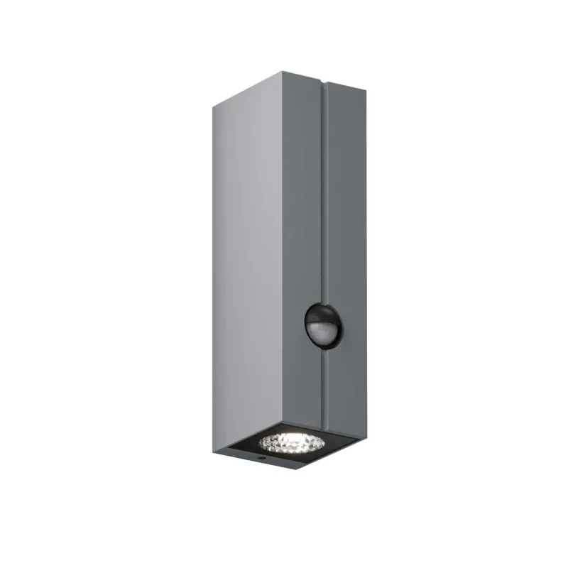 Cut Control udendørs væglampe m/sensor, space grey Udendørslamper Med Sensor|Væglamper