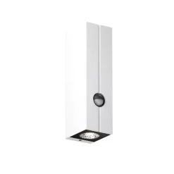 Cut Control udendørs væglampe m/sensor, pure white Hvide Lamper|Udendørslamper Med Sensor