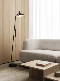 Hot Darci gulvlampe, sort Stue Lamper|Sommerhus Lamper