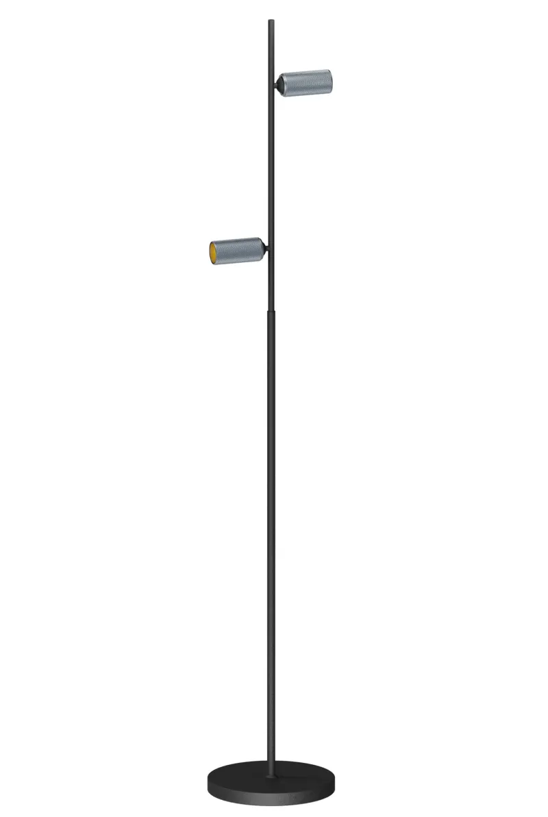 Best Decor F2 gulvlampe double, sort/alu Standerlamper|Læselamper