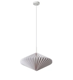 Best Decor Paper Lantern Diamond pendel, hvid Børn Hvide Lamper|Spisebordslamper