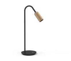 Discount Decor T1 bordlampe, sort/messing Messinglamper|Skrivebordslamper