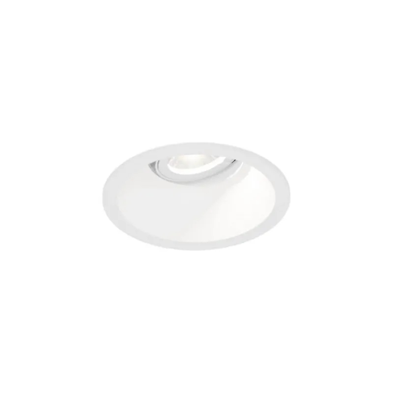 Online DEEP ADJUST petit 1.0 LED indbygningsspot (2700K), hvid Spotlampe|Indbygningsspot Direkte I Isolering