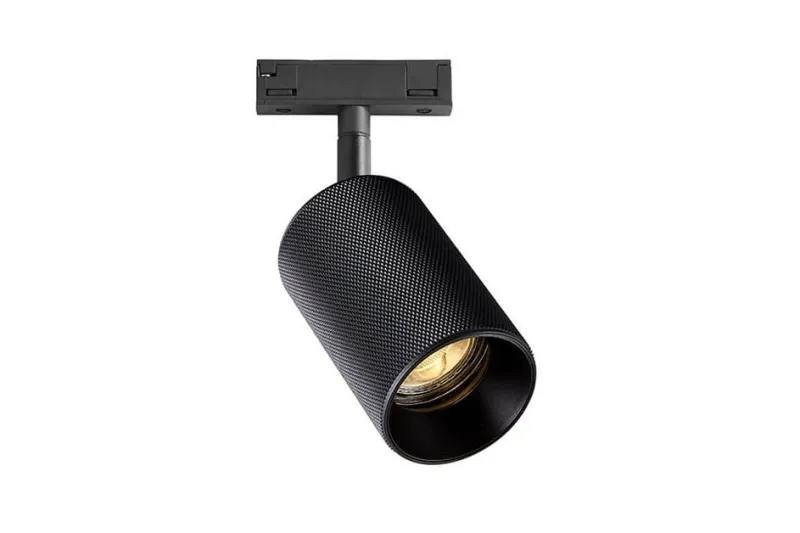 Hot DESIGNLINE Tube Pro spot, sort grib (nubret) Spotlampe|Lamper Til Værksted