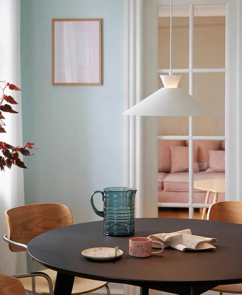 Discount Dial 45 pendel, hvid Hvide Lamper|Spisebordslamper