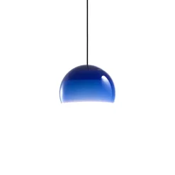 Outlet Dipping Light 13 pendel, Blå Glas Lamper|Spisebordslamper