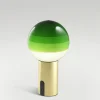 Dipping Light Batteri Bordlampe, Grøn Glas Lamper|Transportable Lamper
