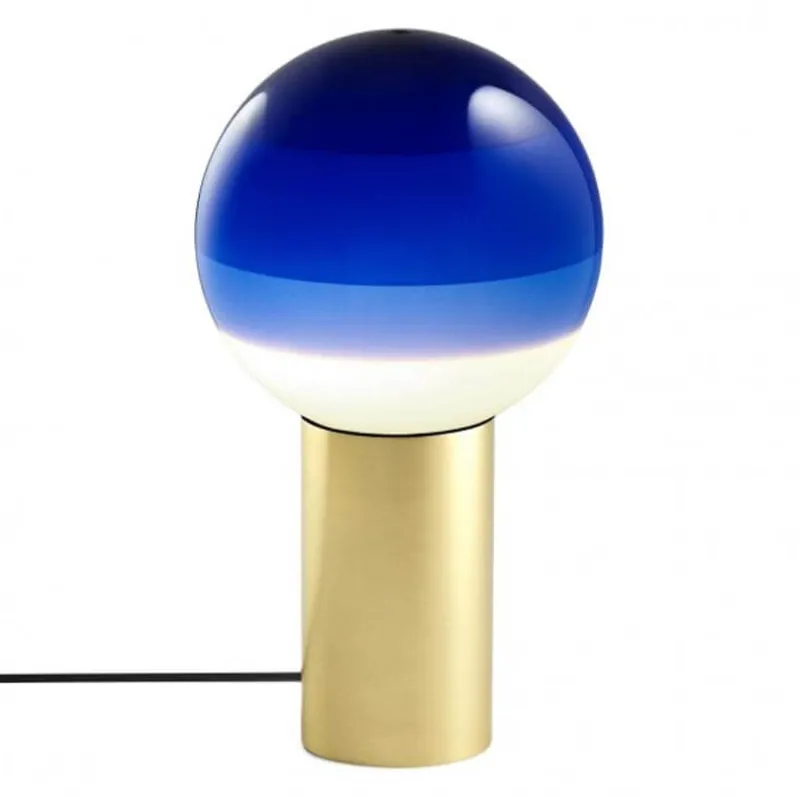 Best Dipping Light M Bordlampe, Blå Glas Lamper|Bordlamper
