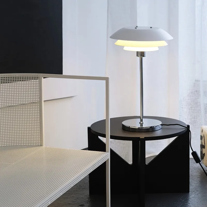 Hot DL31 bordlampe, hvid Hvide Lamper|Lamper Til Sofabord