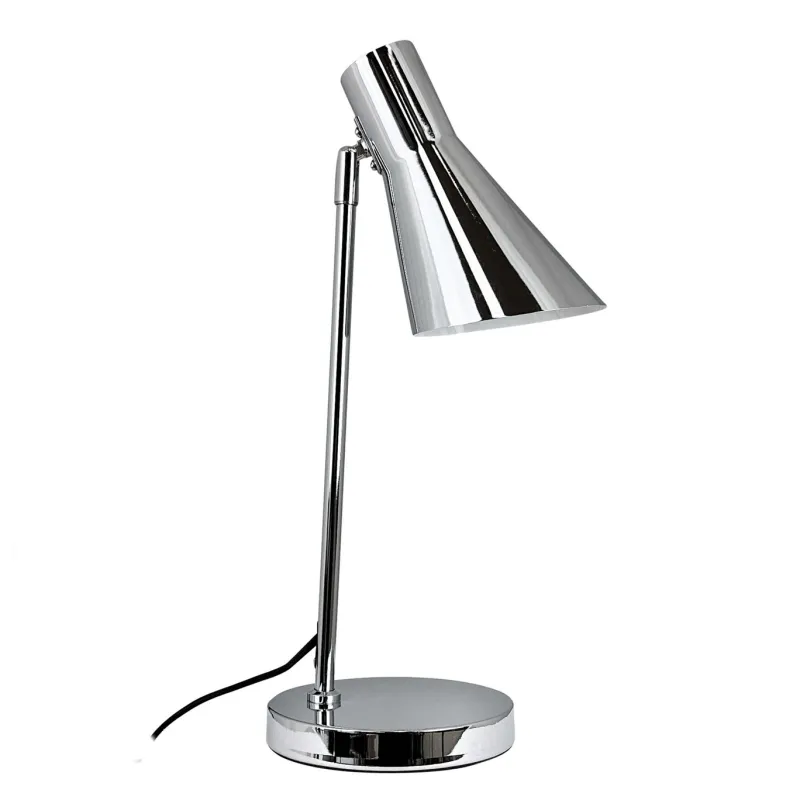 New DL12 bordlampe, krom Krom Lamper|Skrivebordslamper