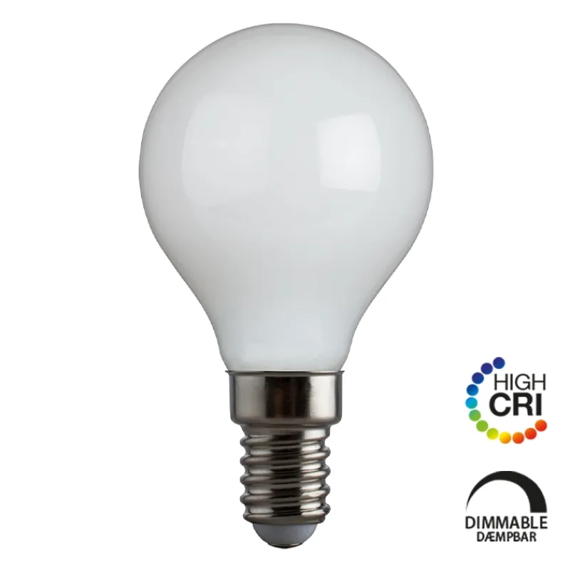 Outlet Dæmpbar LED-kronepære E14 - 2700K, 470lm, CRi 90 Led Pærer