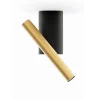 Sale Doi væglampe / loftlampe, sort/messing Messinglamper|Entre Lamper