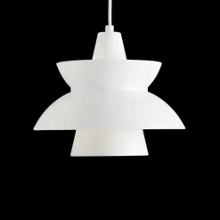 Outlet Doo-Wop pendel, hvid Hvide Lamper|Spisebordslamper