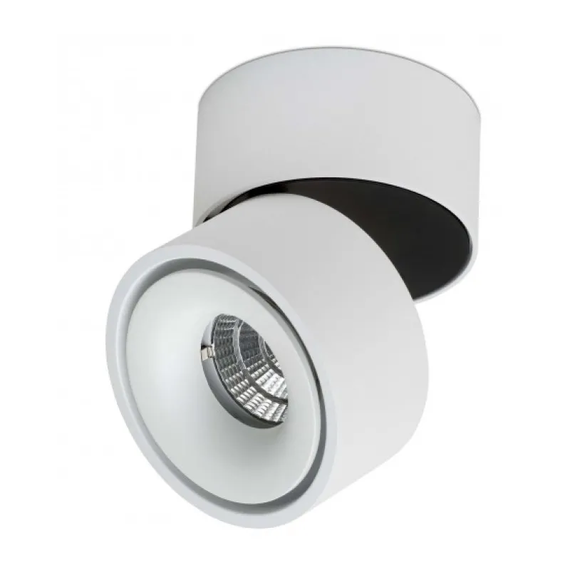 Easy W100 Build On LED spot, hvid m. ledningshul Hvide Lamper|Spotlampe