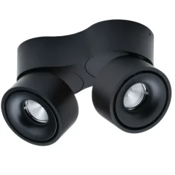 Clearance Easy W2100 Build On LED spot, sort m. ledningshul Sorte Væglamper|Spotlampe