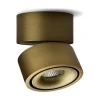 New Easy W100 Build On LED spot, børstet messing Spotlampe|Lamper Til Værksted