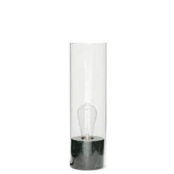 Discount Elegant bordlampe, grøn Lamper Til Sofabord|Lamper Til Reol