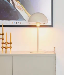 Outlet Ellen 20 bordlampe, beige Skrivebordslamper|Lamper Til Sofabord