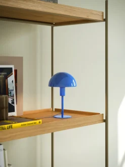 Clearance Ellen Mini bordlampe, blå Lamper Til Sofabord|Lamper Til Natbord
