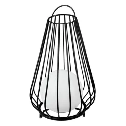 Discount Evesham udendørs lanterne / batterilampe large, sort Transportable Lamper|Solcellelamper