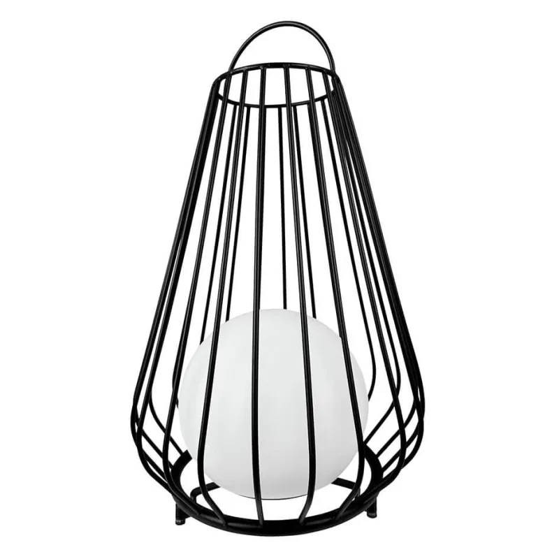 Discount Evesham udendørs lanterne / batterilampe large, sort Transportable Lamper|Solcellelamper