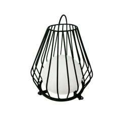 Outlet Evesham udendørs lanterne / batterilampe small, grøn Solcellelamper|Havelamper