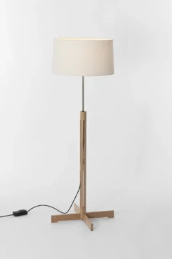 Outlet Fad gulvlampe Lamper I Træ|Standerlamper