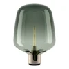 Flar large bordlampe, pearl/turquoise Glas Lamper|Skrivebordslamper