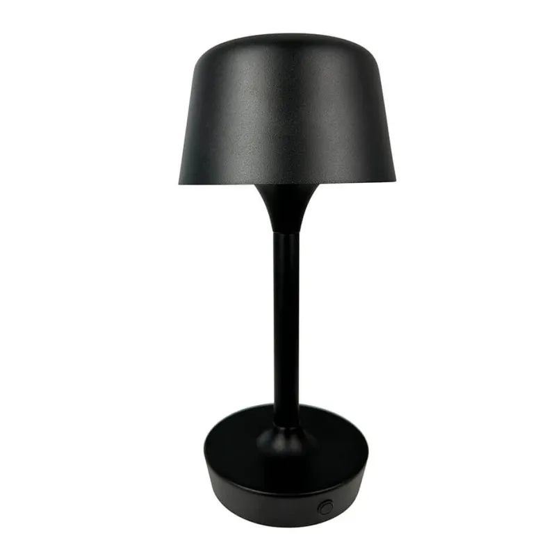 New Flow LED bordlampe / batterilampe, sort Transportable Lamper|Terrasselamper