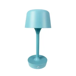 Discount Flow LED bordlampe / batterilampe, lyseblå Transportable Lamper|Terrasselamper