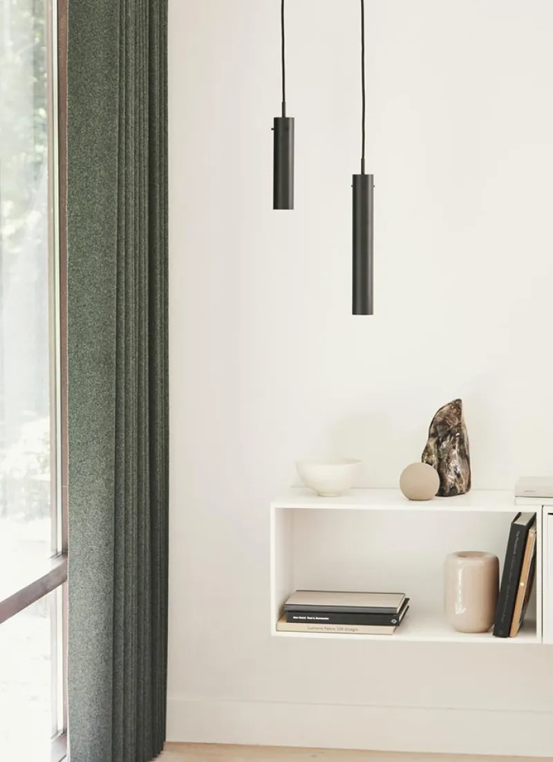 FM2014 pendel H24, mat sort Spisebordslamper|Stue Lamper