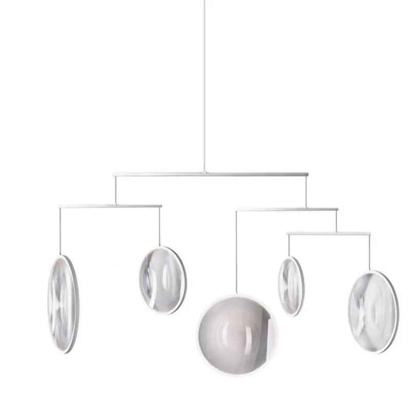 Clearance FOCUS X5 pendel, hvid Hvide Lamper|Spisebordslamper