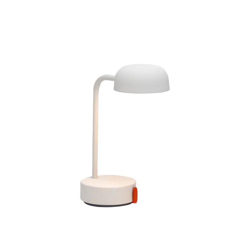 Outlet Fokus bordlampe / batterilampe, cloudy (hvid) Transportable Lamper|Skrivebordslamper