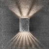 Discount Fold 10 udendørs væglampe LED, galvaniseret stål Væglamper|Udendørslamper