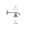 Best Fortebraccio Ø11 væglampe / loftlampe, metal Læselamper|Arbejdslys