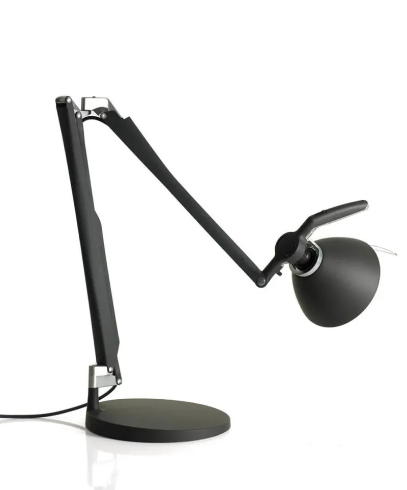 Hot Fortebraccio bordlampe / væglampe arm og skærm, sort Sorte Væglamper|Skrivebordslamper