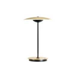 Sale Ginger 20 M batteri bordlampe, messing/hvid Messinglamper|Transportable Lamper