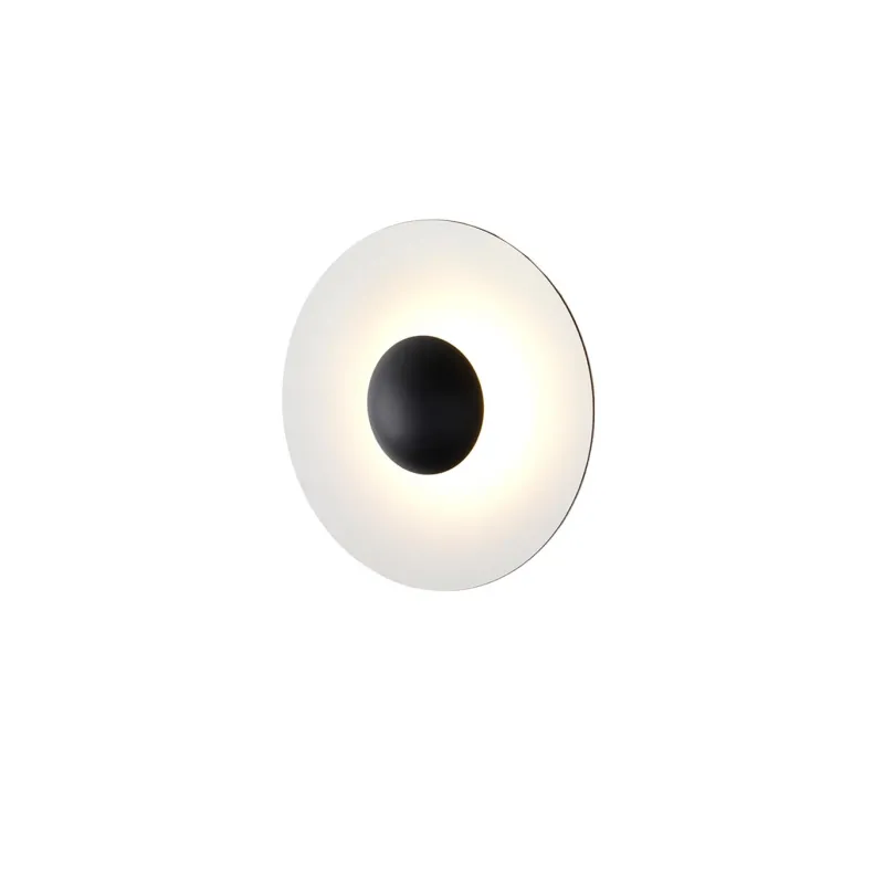 Ginger Ø32 væglampe/loftlampe, wenge/hvid Lamper I Træ|Entre Lamper