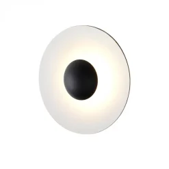 Online Ginger Ø60 væglampe/loftlampe, wenge/hvid Lamper I Træ|Entre Lamper