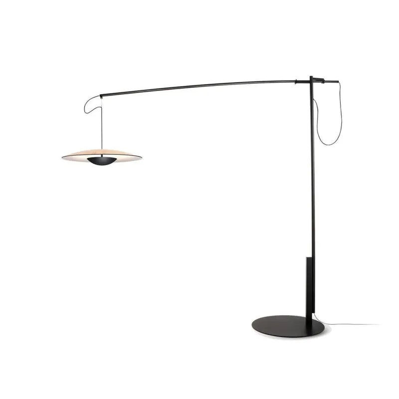 Ginger XXL 60 gulvlampe, eg Lamper I Træ|Standerlamper