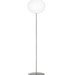 Discount Glo-Ball F2 standerlampe, sølv Glas Lamper|Standerlamper