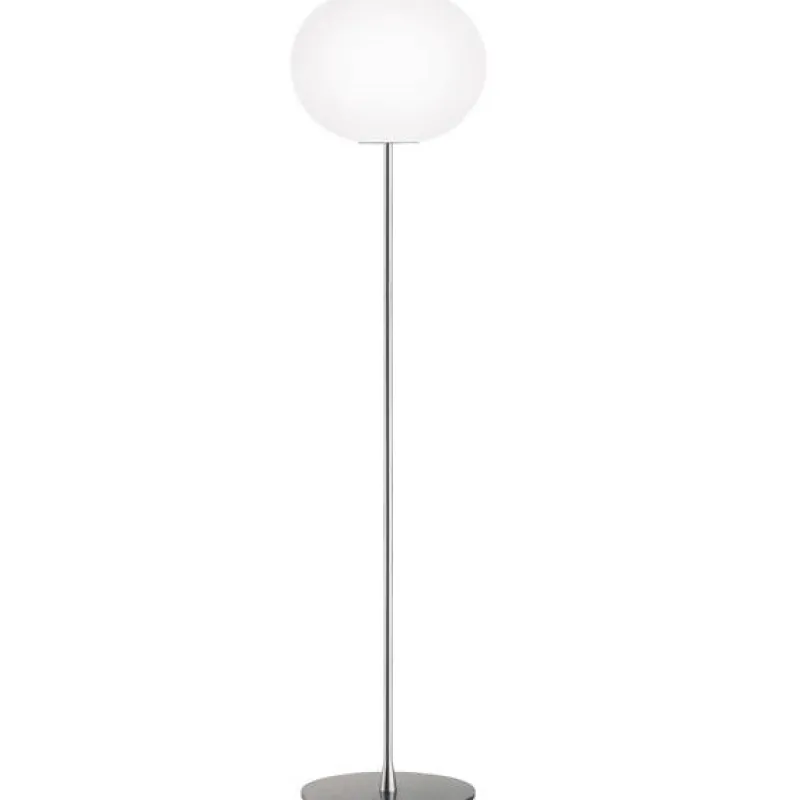 Clearance Glo-Ball F1 standerlampe, sølv Glas Lamper|Standerlamper