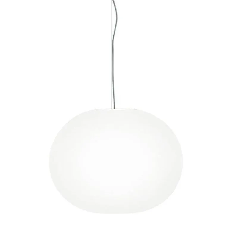 Clearance Glo-Ball S2, pendel Hvide Lamper|Glas Lamper