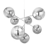New Globe lysekrone large, sølv Spisebordslamper|Moderne Lysekrone