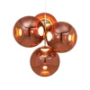 Discount Globe lysekrone small, kobber Spisebordslamper|Moderne Lysekrone