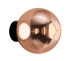 New Globe Surface væglampe Ø25, kobber Entre Lamper|Væglamper